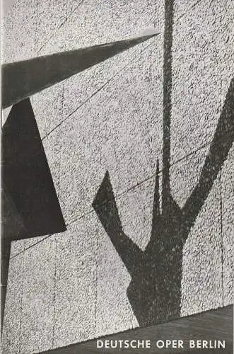 Deutsche Oper Berlin, Gustav Rudolf Sellner: Programmheft BALLETTABEND 17. Oktober 1964 (18). 