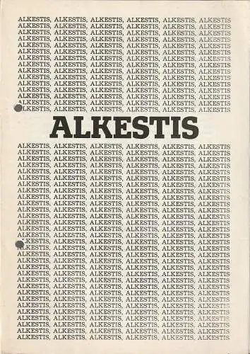 Theater der Altmark, Ulrich Hammer: Programmheft  Euripedes ALKESTIS  Spielzeit 1984 / 85 Heft 23 (18). 