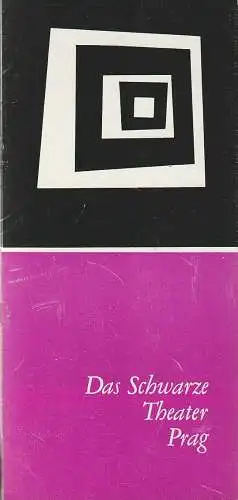 Statni divadelni studio Praha, Bohuslav Mikes, Jan Parik ( Fotos ): Programmheft DAS SCHWARZE THEATER PRAG DIE SIEBEN VISIONEN  ca. 1965 (18). 