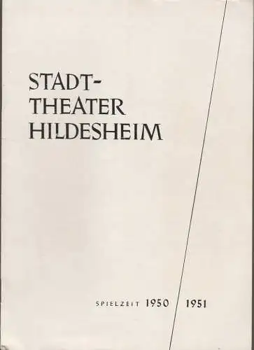 Stadttheater Hildesheim, Walter Zibell, Wolfgang Grube: Programmheft Franz Schubert DAS DREIMÄDERLHAUS (18). 