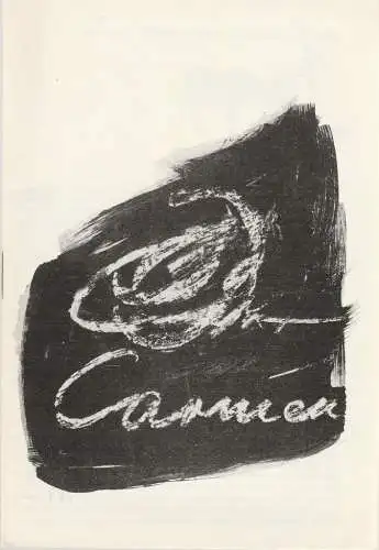 Städtische Theater Karl-Marx-Stadt, Eberhard Steindorf, Ilona Langer: Programmheft Georges Bizet CARMEN Premiere 31. Mai 1967 Spielzeit 1966 / 1967 (18). 
