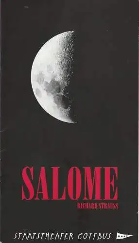Staatstheater Cottbus, Martin Schüler, Carola Böhnisch: Programmheft Richard Strauss SALOME Premiere 13. Juni 2008 Spielzeit 2007 / 2008 Nr. 14 (18). 