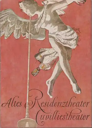 Bayerische Staatsoper, Rudolf Hartmann, Hermann Frieß: Programmheft Gioacchino Rossini DER BARBIER VON SEVILLA Altes Residenztheater - Cuvilliestheater Spielzeit 1959 / 60 (18). 