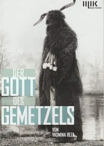 Theater Oper und Orchester Halle, Stefan Rosinski, Neues Theater, Matthias Brenner, Henriette Hörnigk, Anna Kolata ( Fotos ): Programmheft Yasmina Reza DER GOTT DES GEMETZELS Spielzeit 2017 / 2018 Nr. 69 (18). 