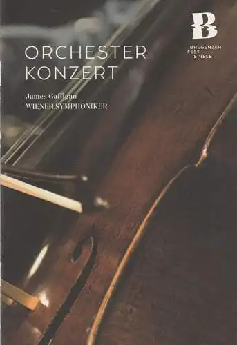 Bregenzer Festspiele 2015, Elisabeth Sobotka, Olaf A. Schmitt: Programmheft ORCHESTERKONZERT WIENER SYMPHONIKER 27. Juni 2015 Festspielhaus (18). 