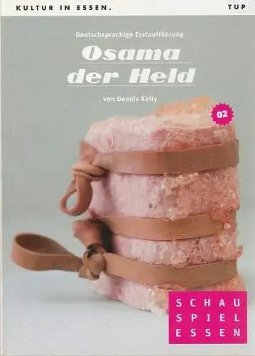 Theater und Philharmonie Essen, Schauspiel Essen, Berger Bergmann, Christian Tombeil, Vera Ring, Christoph Sebastian ( Szenenfotos ): Programmheft Dennis Kelly OSAMA DER HELD Premiere 1. Oktober 2010 Casa Spielzeit 2010 / 11 Heft 02 (18). 