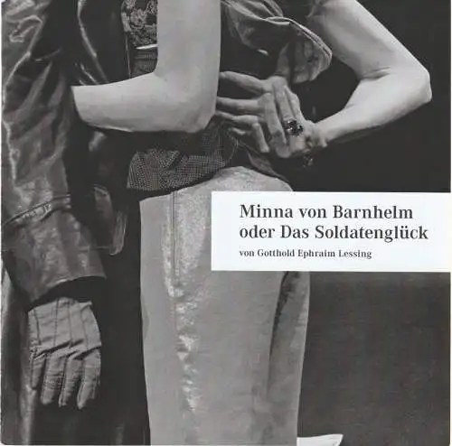 Theater tri-bühne Stuttgart: Programmheft Gotthold Ephraim Lessing MINNA VON BARNHELM Premiere 27. Januar 2010 Spielzeit 2009 / 2010 (18). 