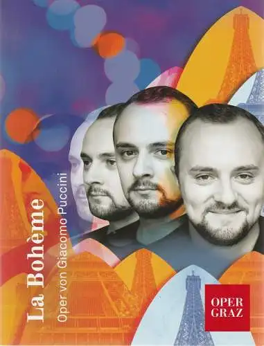 Opernhaus Graz, Nora Schmid, Bernd Krispin: Programmheft Giacomo Puccini LA BOHEME Wiederaufnahme 6. Oktober 2021 Spielzeit 2021 / 22 (18). 