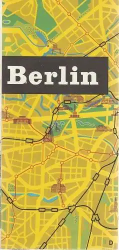 Verkehrsamt Berlin, Rolf Opprower, Uli Huber: BERLIN ( Stadtplan, Sehenswürdigkeiten ) (18). 