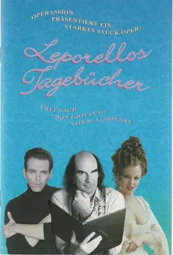 Operassion: Programmheft Wolfgang Amadeus Mozart LEPORELLOS TAGEBÜCHER (18). 