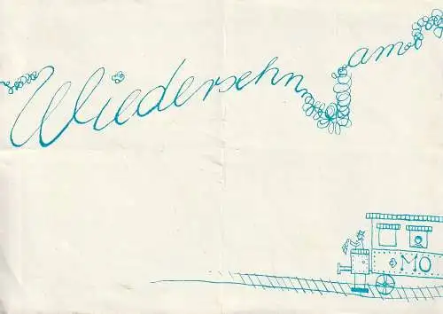 Bühnen der Stadt Nordhausen, Bodo Witte, Joachim Herz, Waltraud Moser: Programmheft Hans Knauer WIEDERSEHEN AM WOCHENEND Premiere 20. Mai 1964 Spieljahr 1964 Heft 9 (18). 