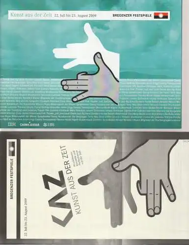 Bregenzer Festspiele, David Pountney, Laura Berman, Madlene Therese Feyrer, Sibyll Wahrig, Theater der Zeit: Programmheft KUNST AUS DER ZEIT Bregenzer Festspiele 2009 (18). 