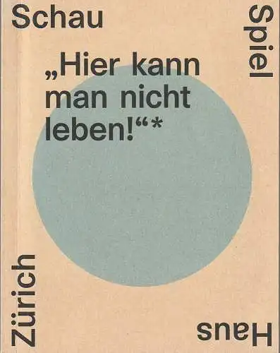 Schauspielhaus Zürich, Barbara Frey, Herbert Meier, Thomas Jonigk, Eva-Maria Krainz: Programmheft Moliere DER MENSCHENFEIND Premiere 17. Januar 2013 im Pfauen Saison 2012 / 13 Nr. 11 (18). 