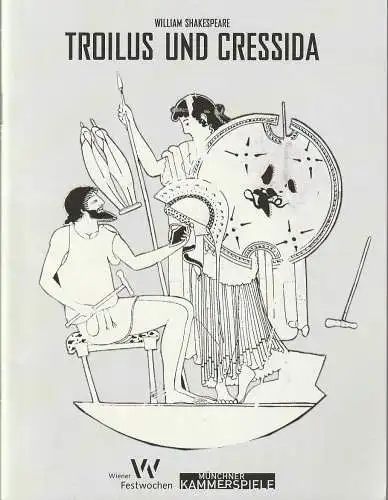 Münchner Kammerspiele, Frank Baumbauer, Matthias Günther, Katja Eichbaum, Arno Declair ( Probenfotos ): Programmheft William Shakespeare TROILUS UND CRESSIDA Premiere 12. Mai 2008 Spielzeit 2007 / 2008 (18). 