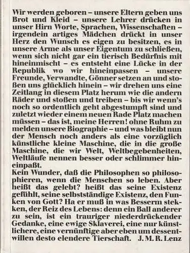 Staatstheater Stuttgart, Klaus-Peter Kehr, Helga Utz: Programmheft Bernd Alois Zimmermann DIE SOLDATEN Premiere 23. März 1987 Spielzeit 1986 / 87 (18). 