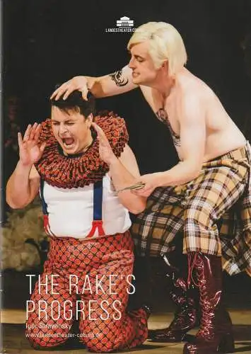 Landestheater Coburg, Bernhard F. Loges, Dorothee Harpain, Annemone Taake ( Fotos ): Programmheft Igor Strawinsky THE RAKE´S PROGRESS Premiere 14. Mai 2022 Spielzeit 2021 / 2022 (18). 