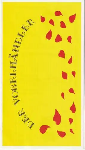 Eduard-von-Winterstein-Theater Annaberg, Hans-Hermann Krug, Michael Eccarius, Gudrun Müller: Programmheft Carl Zeller DER VOGELHÄNDLER Premiere 10. April 1994 Spielzeit 1993 / 94 Heft 17 (18). 