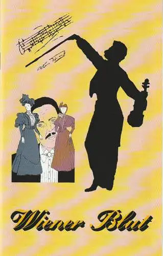 Eduard-von-Winterstein-Theater Annaberg, Hans-Hermann Krug, Michael Eccarius, Reinhard Wiegand: Programmheft Johann Strauß WIENER BLUT Premiere 3. März 1996 Spielzeit 1995 / 96 Heft 14 (18). 