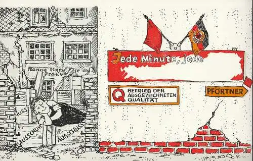 Eduard-von-Winterstein-Theater Annaberg, Peter Ibrik, Gerald Kretzschmar, Siegfried Gärtner: Programmheft Ensikat / Schaller AUS DEM LEBEN EINES TAUGEWAS Premiere 16. November 1986 Spielzeit 1986 / 87 Heft 7 (18). 