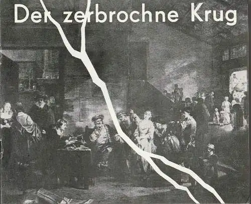 Eduard-von-Winterstein-Theater Annaberg, Peter Ibrik, Heike Schmidt, Siegfried Gärtner: Programmheft Heinrich von Kleist DER ZERBROCHNE KRUG Spielzeit 1986 / 87 Heft 12 (18). 
