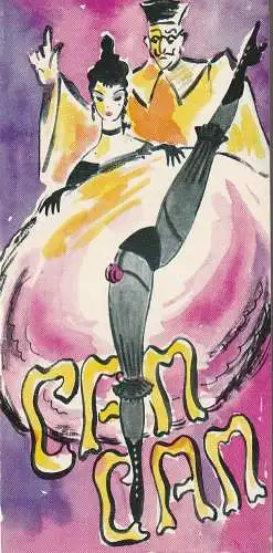 Kreistheater Annaberg, Rudolg Uhlig, Sylke Krause, Charlotte Gotthardt: Programmheft Cole Porter CAN-CAN Musical Spielzeit 1969 / 70 Heft 10 (18). 
