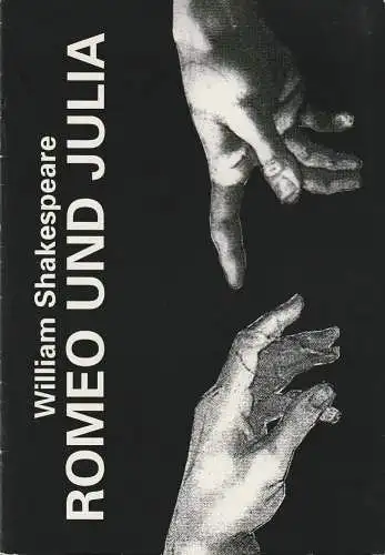 carrousel, Theater an der Parkaue, Kinder- und Jugendtheater des Landes Berlin, Manuel Schöbel, Rita Steudler: Programmheft William Shakespeare ROMEO UND JULIA Premiere 1. April 1995 Spielzeit 1994 / 95 (18). 