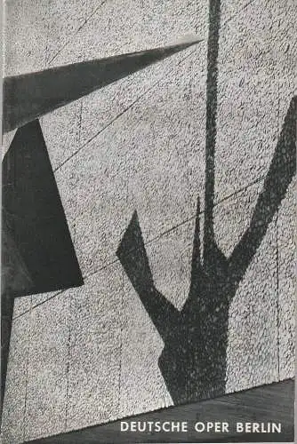 Deutsche Oper Berlin, Gustav Rudolf Sellner: Programmheft Wolfgang Amadeus Mozart DIE HOCHZEIT DES FIGARO 10. Februar 1968 (18). 