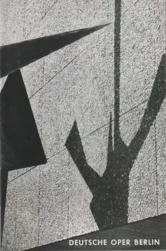 Deutsche Oper Berlin, Gustav Rudolf Sellner: Programmheft Ludwig van Beethoven FIDELIO 11. Februar 1971 (18). 