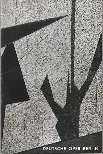 Deutsche Oper Berlin, Gustav Rudolf Sellner: Programmheft BALLETTABEND GISELLE 14. Januar 1971 (18). 