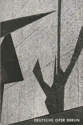Deutsche Oper Berlin, Gustav Rudolf Sellner: Programmheft Uraufführung Roger Sessions MONTEZUMA 19. April 1964 (18). 