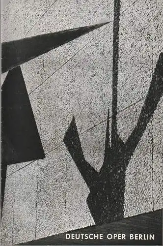 Deutsche Oper Berlin, Gustav Rudolf Sellner: Programmheft Giuseppe Verdi RIGOLETTO 2. Juni 1965 (18). 