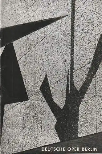 Deutsche Oper Berlin, Gustav Rudolf Sellner: Programmheft Giacomo Puccini TURANDOT 6. Februar 1965 (18). 