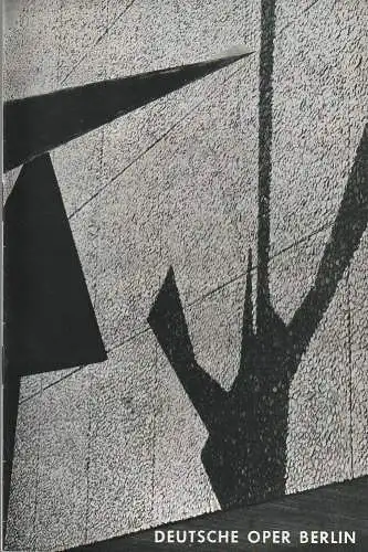 Deutsche Oper Berlin, Gustav Rudolf Sellner: Programmheft Engelbert Humperdinck HÄNSEL UND GRETEL 8. Januar 1972 (18). 