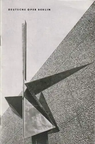 Deutsche Oper Berlin, Gustav Rudolf Sellner: Programmheft Alban Berg GEORG BÜCHNERS WOZZECK 8. Januar 1964 (18). 