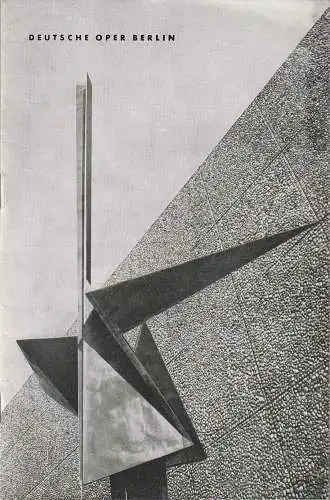 Deutsche Oper Berlin, Gustav Rudolf Sellner: Programmheft Claudio Monteverdi DIE KRÖNUNG DER POPPEA 7. November 1963 (18). 