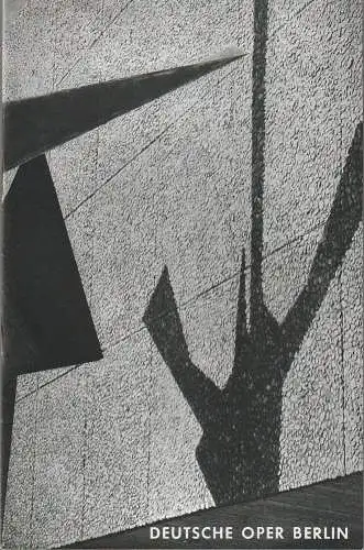 Deutsche Oper Berlin, Gustav Rudolf Sellner: Programmheft Richard Strauss DER ROSENKAVALIER Premiere 24. September 1970 (18). 