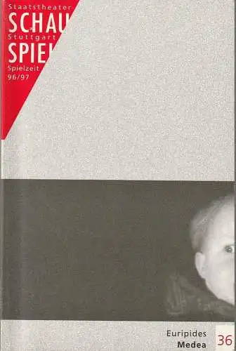 Schauspiel Staatstheater Stuttgart, Friedrich Schirmer, Eva-Maria Voigtländer, Thomas Guglielmetti, Peter Hensel: Programmheft Euripides MEDEA Premiere 12. Juli 1997 Spielzeit 1996 / 97 Programmbuch 36 (18). 