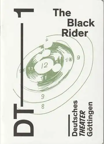 Deutsches Theater Göttingen, Erich Sidler, Matthias Held, Thomas M. Jauk ( Probenfotos ): Programmheft Wilson / Waits / Burroughs THE BLACK RIDER Premiere 28. März 2015 Spielzeit 2014 / 15 (18). 