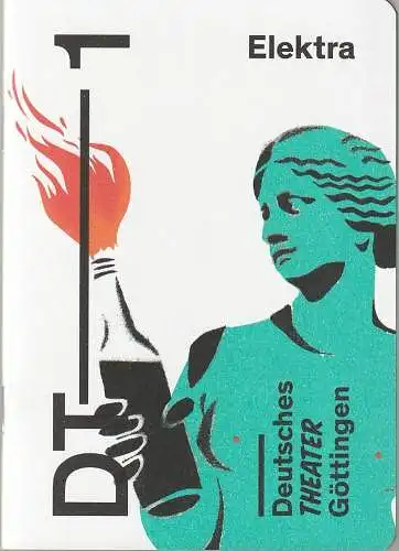 Deutsches Theater Göttingen, Erich Sidler, Sonja Bachmann, Laura Nickel ( Probenfotos ): Programmheft Sophokles / von Hofmannsthal ELEKTRA Premiere 3. Oktober 2015 Spielzeit 2015 / 16 879 (18). 