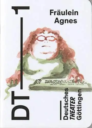 Deutsches Theater Göttingen, Erich Sidler, Matthias Heid, Georges Pauly ( Probenfotos ): Programmheft Uraufführung Rebekka Kricheldorf FRÄULEIN AGNES 22. September 2017 Spielzeit 2017 / 18 908 (18). 