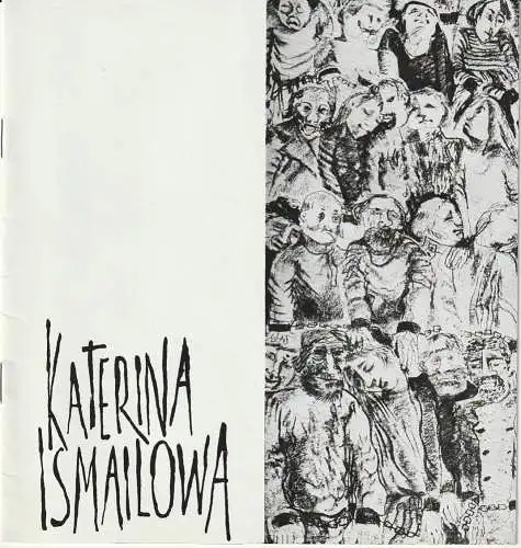 Mecklenburgisches Staatstheater Schwerin, Rudi Kostka, Ingeborg Butz: Programmheft Dmitri Schostakowitsch KATERINA ISMAILOWA Premiere 1. Oktober 1967 (18). 