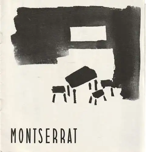 Mecklenburgisches Staatstheater Schwerin, Rudi Kostka, Wolfgang Wöhlert: Programmheft Emmanuel Robles MONTSERRAT Premiere 11. Dezember 1964 Spielzeit 1964 / 65 Heft 12 (18). 