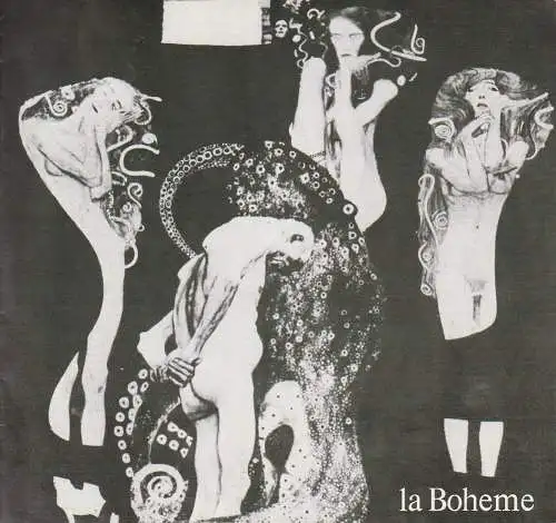 Mecklenburgisches Staatstheater Schwerin, Alfred Nicolaus, Daniela Holdegel, Uwe Sinnecker: Programmheft Giacomo Puccini LA BOHEME Premiere 23. März 1990 Spielzeit 1989 / 90 (18). 