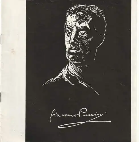 Mecklenburgisches Staatstheater Schwerin, Martin Hellberg, Heidemarie Stahl, Eginhard Röhlig: Programmheft Giacomo Puccini LA BOHEME Premiere 17. März 1963 Spielzeit 1962 / 63 Heft 16 (18). 