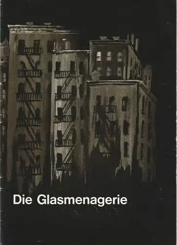 Renaissance-Theater: Programmheft Tennessee Williams DIE GLASMENAGERIE Spielzeit 1964 / 65 (18). 