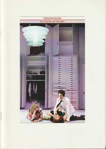 Theater Basel, Georges Delnon, Brigitte Heusinger, Dirk Letsch, Helen Bartenschlager: Programmheft Wolfgang Amadeus Mozart LE NOZZE DI FIGARO Premiere 25. März 2010 Spielzeit 2009 / 2010 (18). 