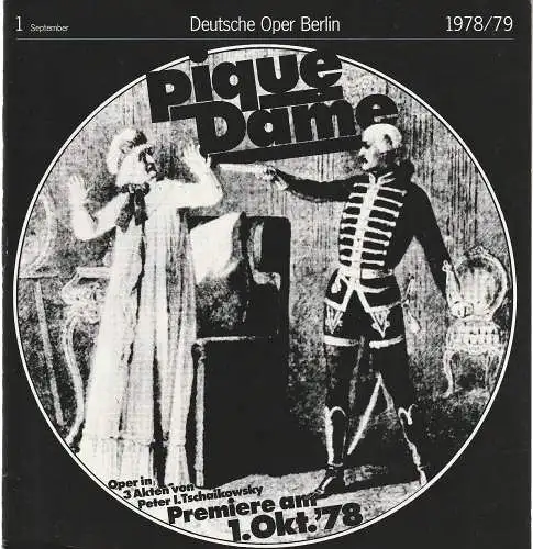 Deutsche Oper Berlin, Siegfried Palm: Programmheft Richard Strauss DIE FRAU OHNE SCHATTEN Spielzeit 1978 / 79 Nr. 1 September (18). 