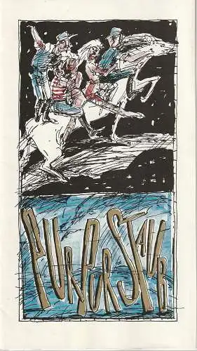 Theater der Stadt Cottbus, Johannes Steurich, Jutta Maria Winkler, Bernhard Wohwedder, Dagmar Schulze, Walter Böhm: Programmheft Sean O'Casey PURPURSTAUB Premiere 24. April 1987 Spielzeit 1986 / 87 Nr. 8 (18). 