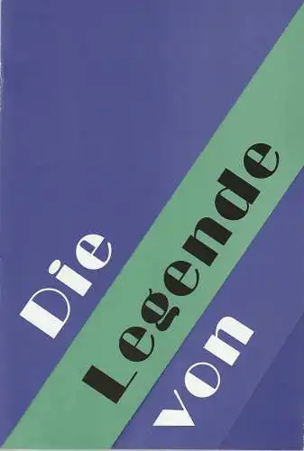 Eduard-von-Winterstein-Theater Annaberg-Buchholz, Hans-Hermann Krug, Silvia Giese: Programmheft DIE LEGENDE VON JIMMY Musical Spielzeit 1999 / 2000 Heft 4 (18). 