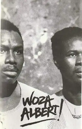 Le Centre International De Creations Theatrales, Micheline Rozan, Peter Brook, Theatre des Bouffes Du Nord: Programmheft Percy Mtwa / Mbongeni Ngema / Barney Simon WOZA ALBERT ! (18). 